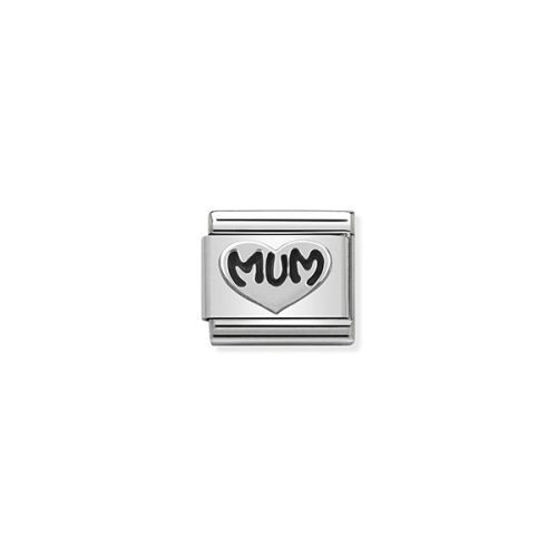 COMPOSABLE Classic OXIDIZED SYMBOLS ezüst charm Mum