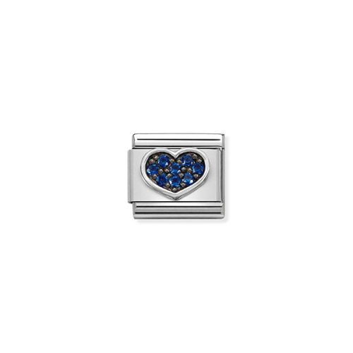 COMPOSABLE CL SYMBOLS ezüst charm Heart Blue 