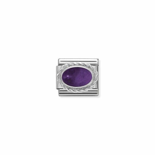 COMPOSABLE Classic STONES ezüst charm Amethyst