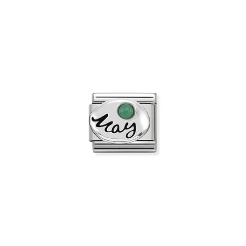 COMPOSABLE Classic SYMBOLS ezüst charm May Emerald