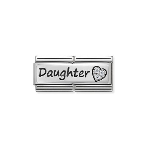 COMPOSABLE DOUBLE Classic SYMBOLS ezüst charm Daughter