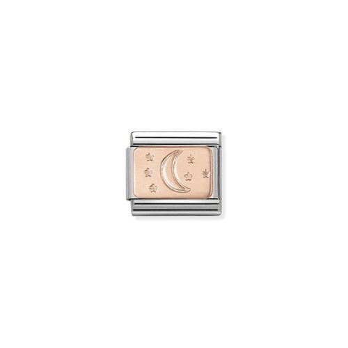 COMPOSABLE Classic PLATES rosegold charm Moon and Stars