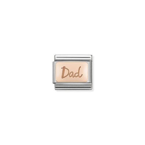 COMPOSABLE Classic PLATES rosegold charm Dad