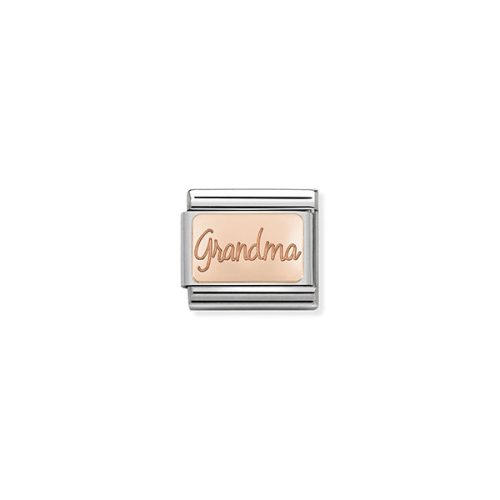 COMPOSABLE Classic PLATES rosegold charm Grandma