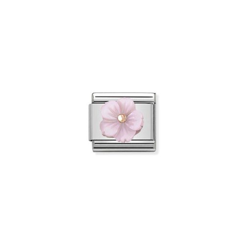 COMPOSABLE Classic STONE SYMBOLS ezüst charm Lilac Flower