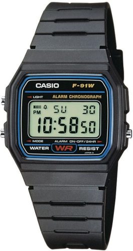 Casio Retro Unisex karóra F-91W-1YEG