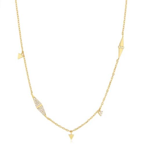 Ania Haie Gold Geometric Sparkle nyaklánc N053-06G