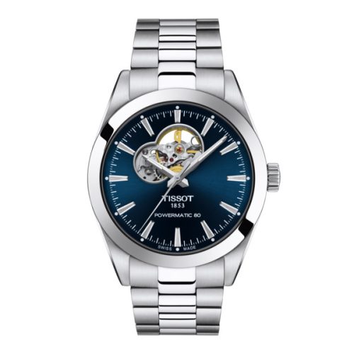 Tissot Gentleman Powermatic 80 Open Heart férfi karóra T127.407.11.041.01