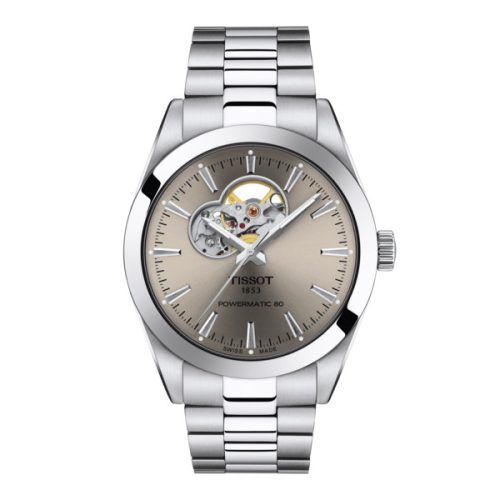 Tissot Gentleman Powermatic 80 Open Heart férfi karóra T127.407.11.081.00